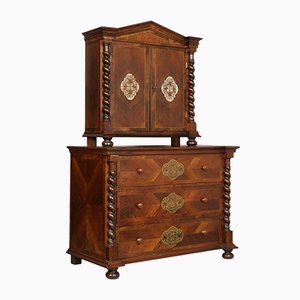 19th-Century Two-Part Chest of Drawers