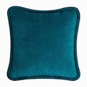 Happy Pillow in Teal from Lo Decor