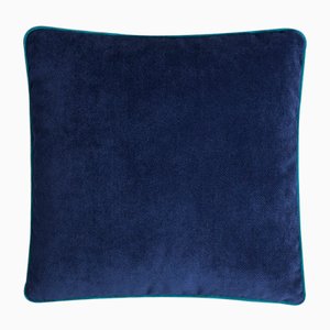 Cuscino Happy Frame blu e Tiffany di Lo Decor