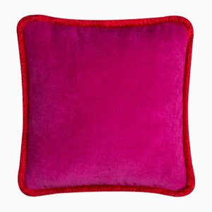 Happy Pillow en fucsia y rojo de Lo Decor
