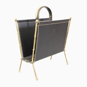 Magazine Rack by Jacques Adnet, 1950s