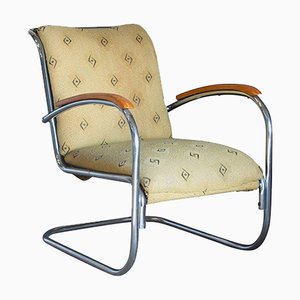 Vintage Tubular Steel Easy Chair by Paul Schuitema, 1930s