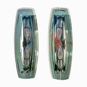 Große Wandlampen von Veca, 1960er, 2er Set