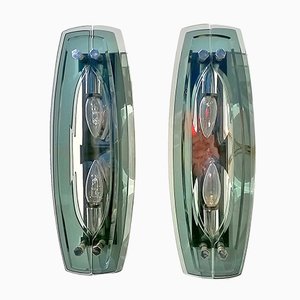 Large Wall Lights from Veca, 1960s, Set of 2