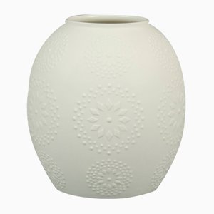 Minimalist Bisque Porcelain Vase from Hutschenreuther, 1970s