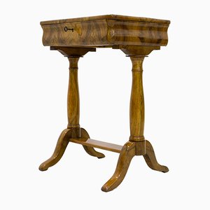 Antique Biedermeier Side Table, 1830s