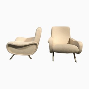 Mid-Century Bouclette Lady Chair