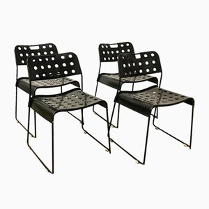 Omstak Stacking Chairs by Rodney Kinsman, 1971, Set of 4