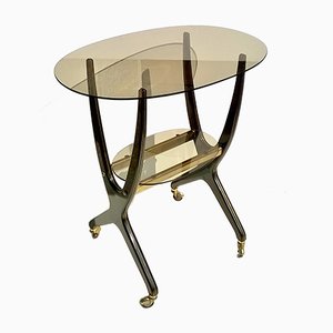 Oval Bar Cart by Cesare Lacca, 1950s