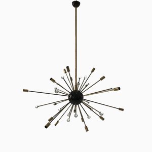 Lampadario Sputnik a 32 braccia Mid-Century, anni '50