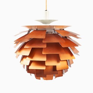 Lampe à Suspension PH Artichoke en Cuivre par Poul Henningsen pour Louis Poulsen, 1960s