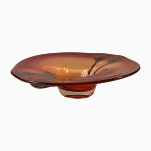 Large Murano Centerpiece Bowl by Archimede Seguso, 1950s