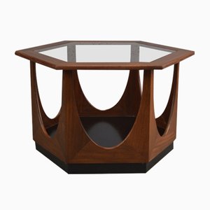 Mid-Century Hexagonal Coffee Table by Victor Wilkins for G-Plan