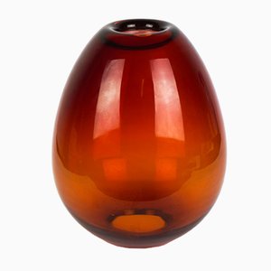 Jarrón o candelero de cristal de Murano rojo de Beltrami para Made Murano, 2019