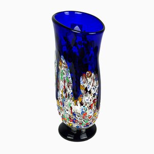 Murrina Millefiori Technique Glass Vase by Imperio Rossi for Made Murano Glass, 2019