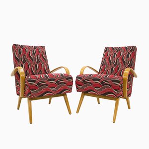 Set of Armchairs by Jaroslav Smidek for TON, 1960s