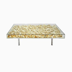 French Monogold Coffee Table by Yves Klein, 2000s