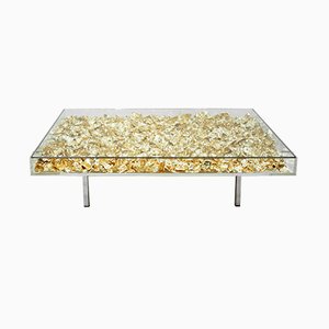 Mesa de centro francesa Monogold de Yves Klein, años 2000