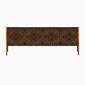 Goldenes Loop Sideboard mit 4 Türen von Coucou Manou