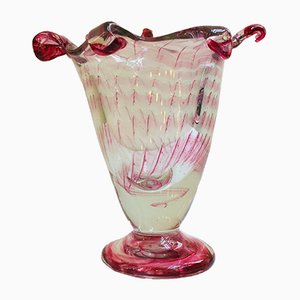 Vase Mid-Century en Verre Murano, 1960s