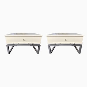 Italian Lacquered Side Tables by Mario Sabot, 1970s, Set of 2
