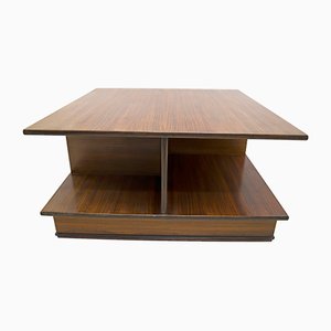 Mid-Century Italian Modern Rosewood Coffee Table by F.lli Saporiti, 1960s