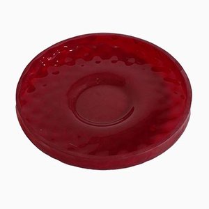 Ruby Red Murano Glass Bowl from Venini, 1950s