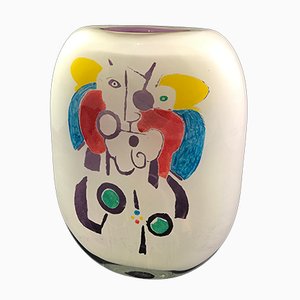 Multi-Colored Blown Glass Vase by Ada Loumani, 2019