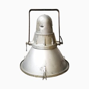 Lampe d'Usine Industrielle en Aluminium, 1950s