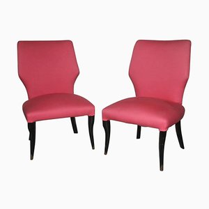Small Vintage Chairs, 1950s, Set of 2