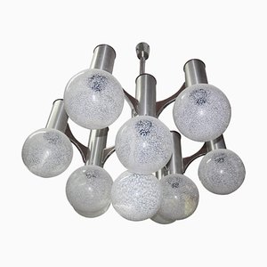Sculptural Chandelier by Gaetano Sciolari, 1970s