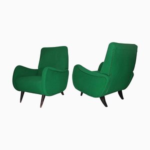 Set of Italian Mid-Century Armchairs