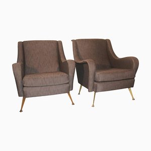 Set de Fauteuils Mid-Century, 1950s