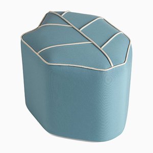 Pouf d'Extérieur Leaf Seat Bleu par Nicolette de Waart
