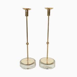 Candelabros de Gunnar Ander para Ystad Metall, años 50. Juego de 2