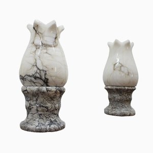Marble Table Lamps, 1960s, Set of 2