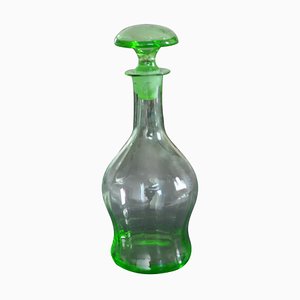 Art Deco Czech Liqueur Decanter Bottle, 1930s