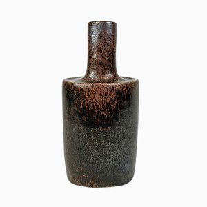 Bottiglia in ceramica di Stig Lindberg per Gustavsberg, anni '70