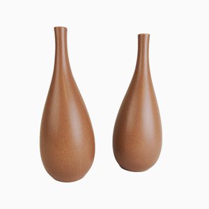 Vitrin Ceramic Vases by Stig Lindberg for Gustavsberg, 1950s, Set of 2
