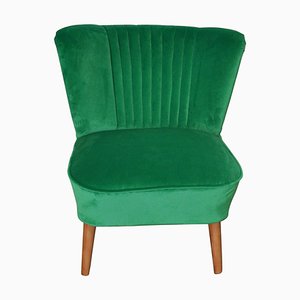 Vintage Green Cocktail Chair, 1950s