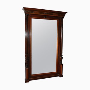 19th-Century Mahogany Mirror