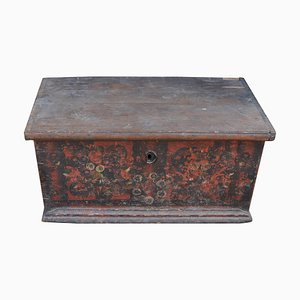 Antique Hungarian Pine Blanket Chest