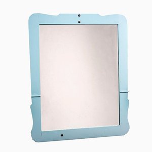 Antique Turquoise Painted Mirror