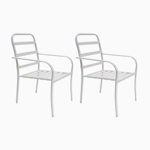 Set of Stackable Hyperleggera Garden Armchairs with Elastic Strings, 1970s