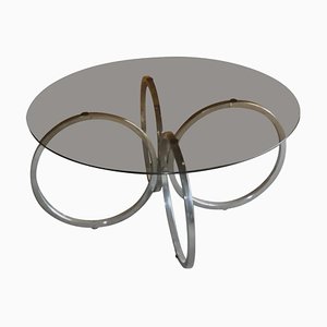 Mid-Century Tubular Chrome Coffee Table, 1960s