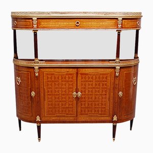 Antique Marquetry & Gilt Bronze Cabinet from Mercier Frères