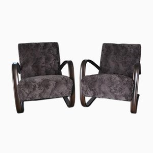 Set of Model H 269 Lounge Chairs by Jindrich Halabala, 1930s