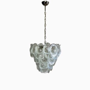 Lampadario in vetro di Murano di Mazzega, 1979