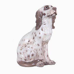 Model 1186 Hand-Painted Dog by Dahl Jensen for Royal Copenhagen, 1960s