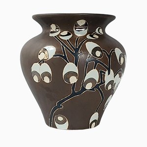 Grand Vase Art Déco en Céramique, France, 1920s
